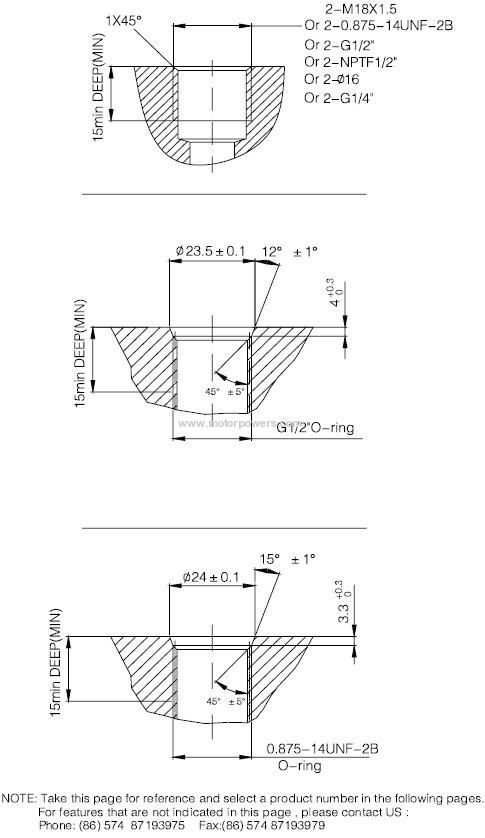 OMR orbit hydraulic motor