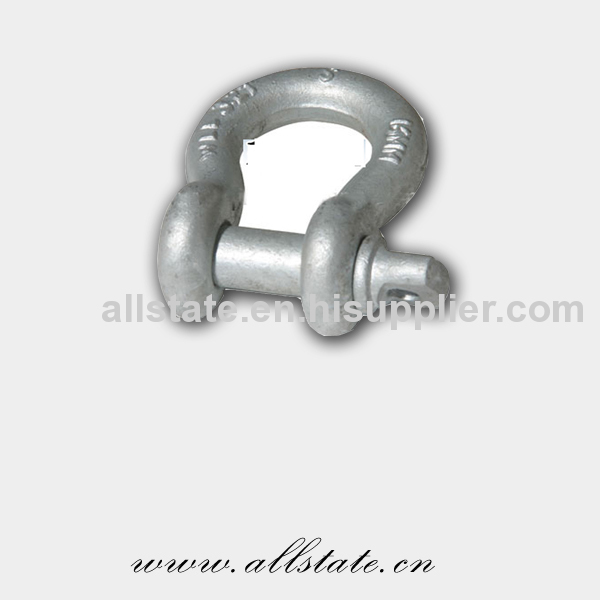 Round Pin Anchor Shackle For Pipe Connect