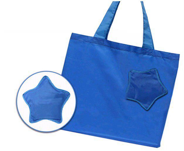 reusable folding polyester shopping bag 