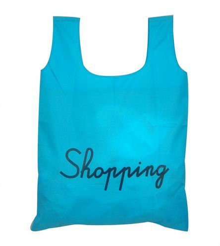 polyester cosmetic folding shopping bags 
