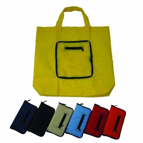 nylon shoulder shopping bags 