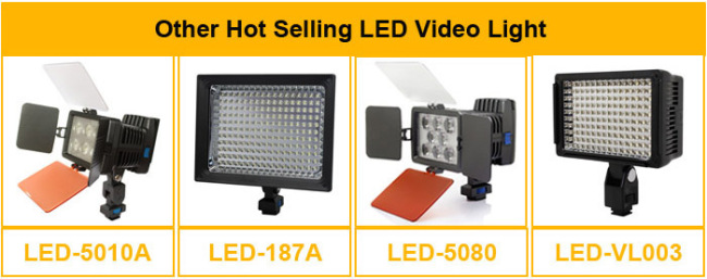 High quality video shooting led light LED-336A for camera DV camcorder