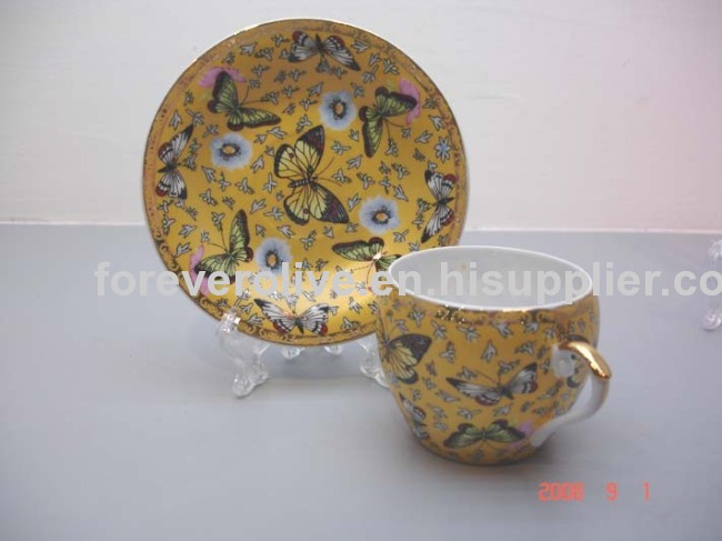 ceramic plate with especial printing for home