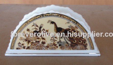 ceramic plate with especial printing for home