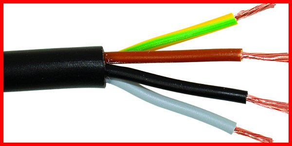 copper conductor PVC insulated PVC sheathed round cable