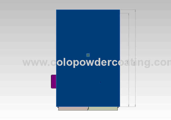 High quality powder coat oven