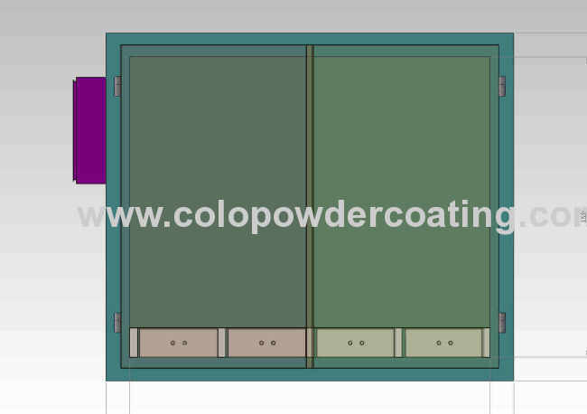 Fast heating powder coating oven plans