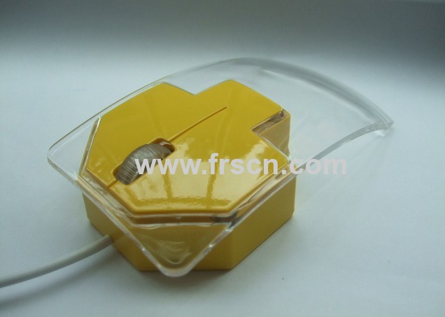 crystal new design arrow shape wireless or wired mouse