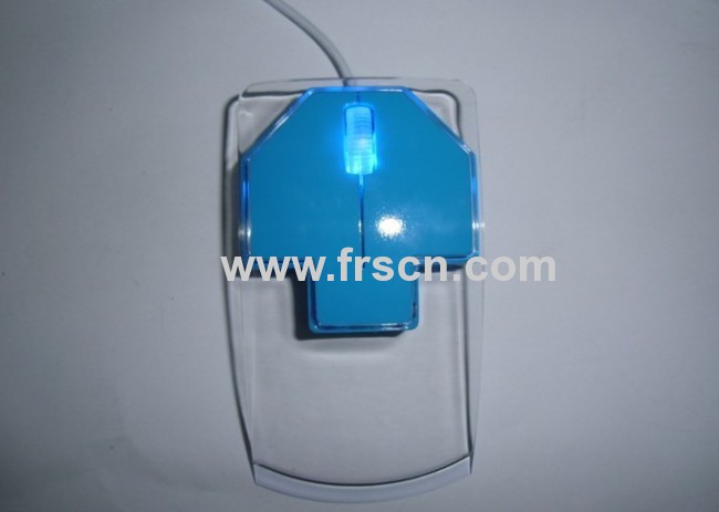 crystal new design arrow shape wireless or wired mouse