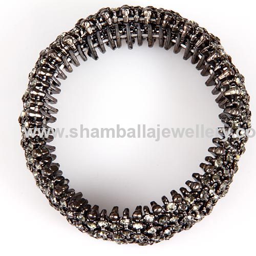 new 2013 Wrap pave Crystal Stretch Bracelet ninghuiarts