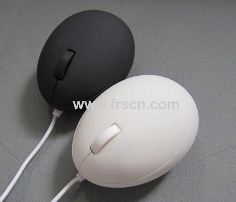 Cute wired egg mouse,small optical mouse,wired computer mouse