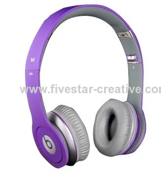 JustBeats Solo With ControlTalk By Dr Dre Headphones Purple