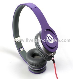 JustBeats Solo With ControlTalk By Dr Dre Headphones Purple