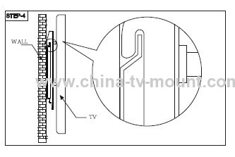 Silver Steel Universal Fixed Plasma TV Bracket Suit for TV Size 22 -47 ( CT-PLB-222 )