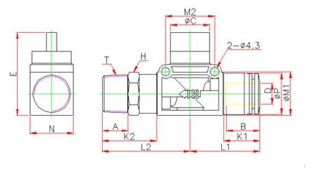 HVFS Straight Fitting Thread