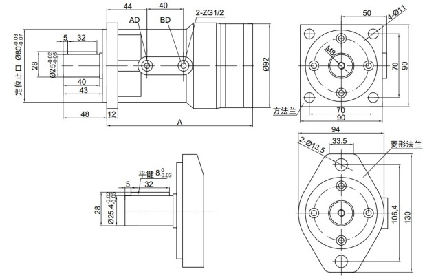 Good Quality Cycloidal Hydraulic Motor