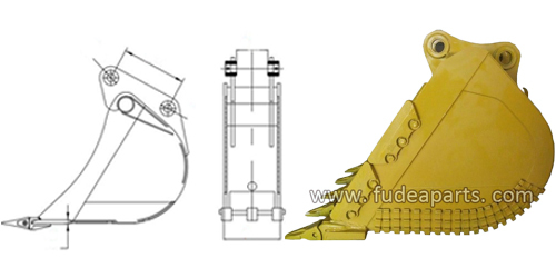 Kato HD2045 excavator Bucket