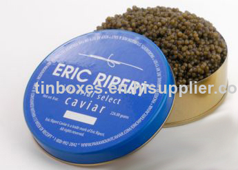 500g Round Caviar Tin Box