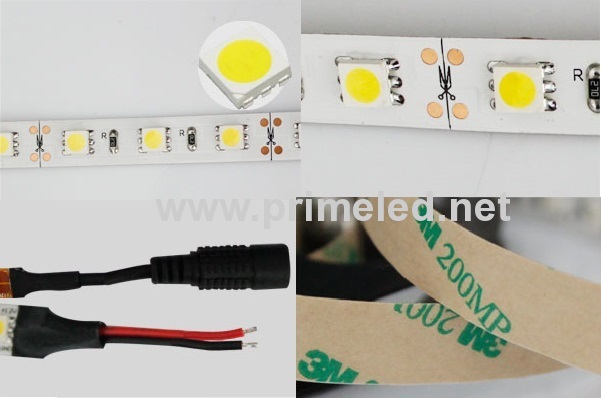 5050SMD 2800-3300K Warm White LED Strip lights 