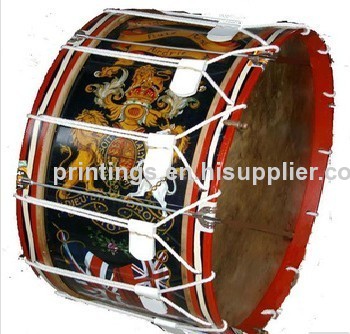 Thermal transfer film for bass drum/wooden & plastic bass drum/printing sheets for musical instrument