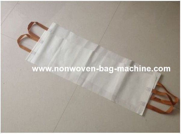 Non-woven cube bag making machinery china 