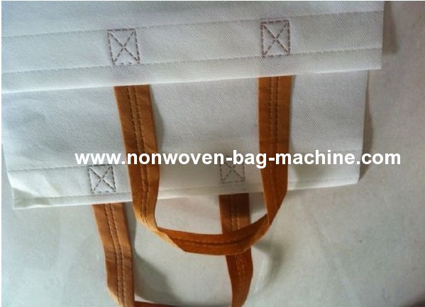 Non-woven cube bag making machinery china 