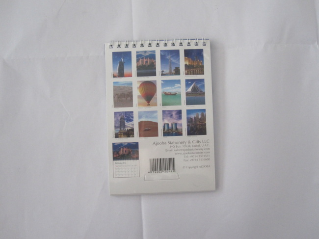 Calendar small size with spiral