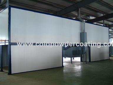 Overhead Conveyor Powder Coating Oven For Continuous Curing / Drying