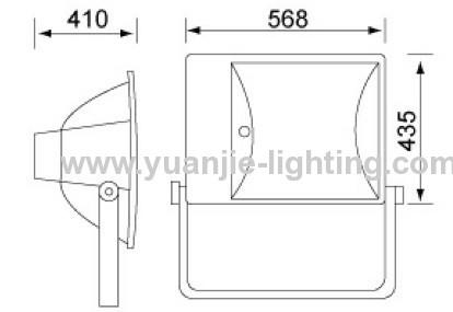 Garden Landscaping & Decking 1000W floodlight