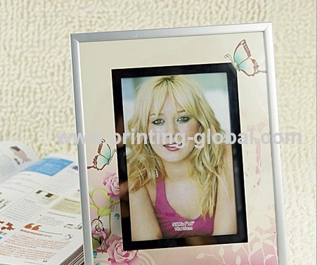 Thermal transfer film for glass/glass photo frame