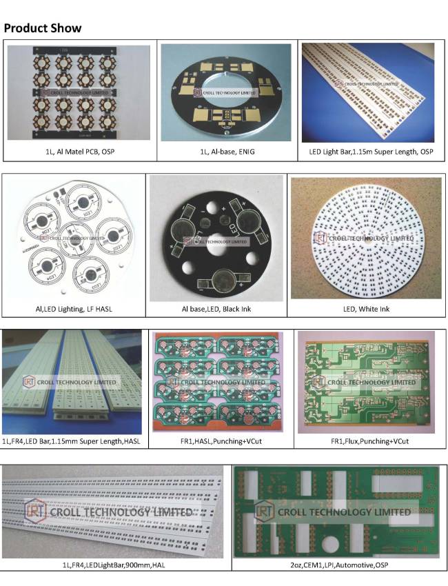 Double Side Aluminum base PCB PTH