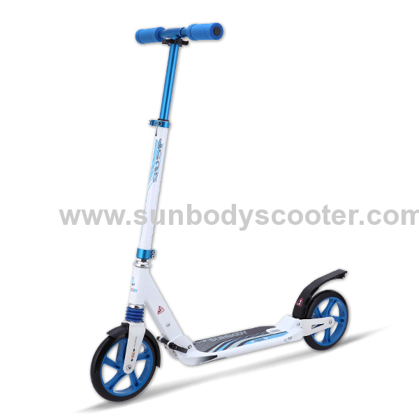 Two 200mm big wheels kick scooter for adult with double suspensions