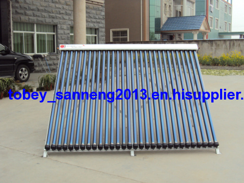 CE certificate Split pressurized evacuated tube with heat pipe Solar collector ( made in China )