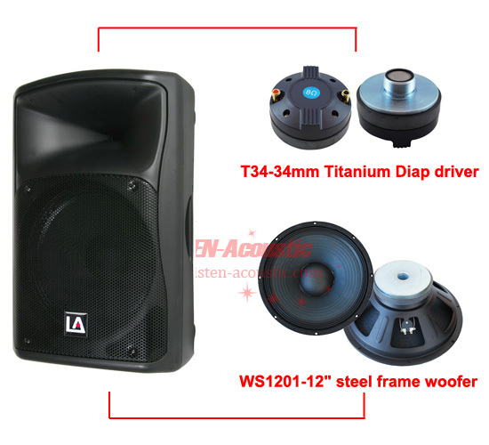 12 Inch Sound Speakers Boxes with SD Card and USB PT12/ PT12A