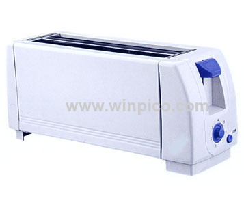 4-slice toaster with metal sides/pp ends 