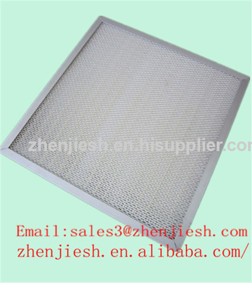 Mini-pleat HEPA filter for cleaning equipments