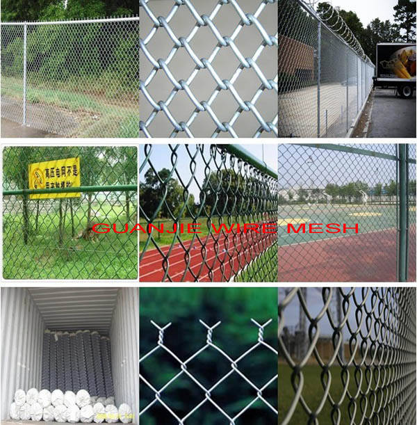 galvanized chain link fence factory & ISO9001
