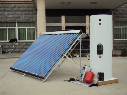 CE and Solar keymark cetificateEurope style split pressurizedvacuum tube solar water heater system ( manufacturer )