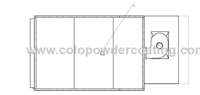  Gas Powder Coating Oven For Printed Circuit Board , Helmet