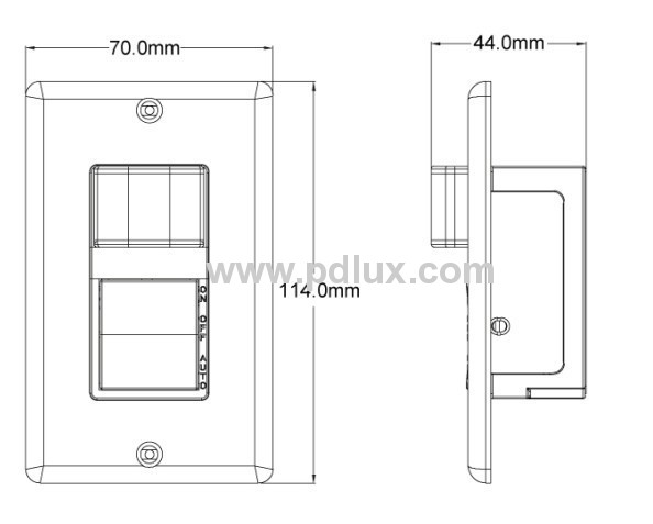 Infrared motion sensor PD-PIR123-V3