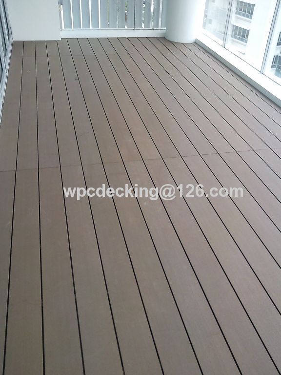 wpc outdoor solid flooring