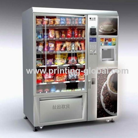 Thermal transfer film for vending machine/Heat transfer market products