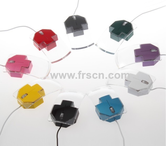 Light LED mouse,stylish mini mouse,computer promotional mouse