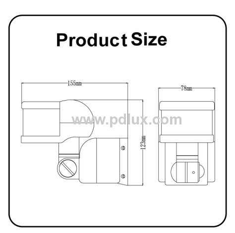 Infrared motion sensor PD-PIR127