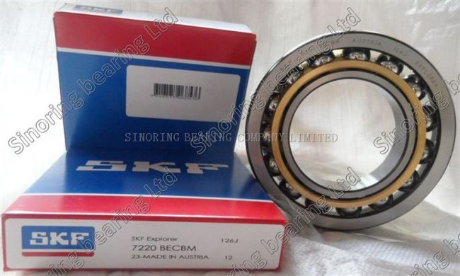 SKF 7220 BECBM angular contact ball bearing 100*180*34 mm