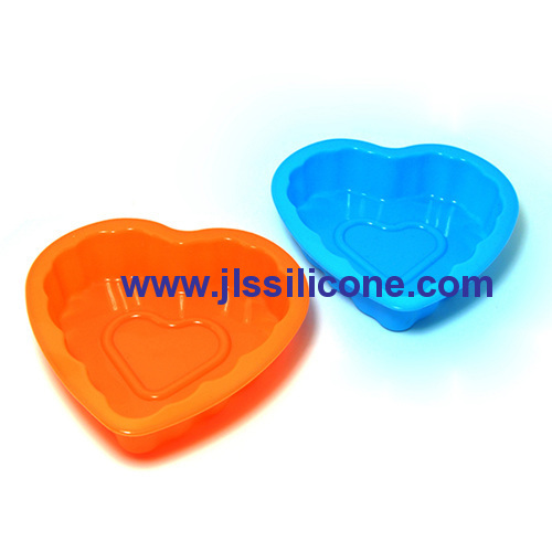 DIY series mini heart silicone baking cake pan