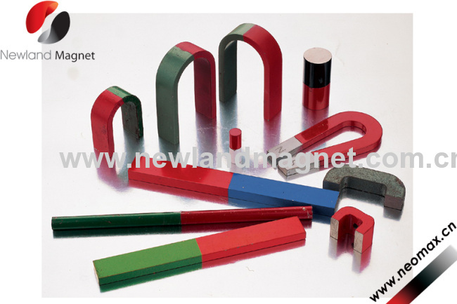 AiNiCo education cylinder magnet