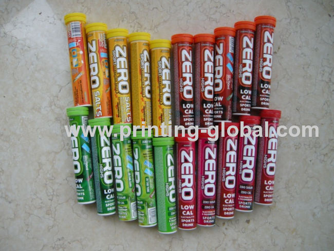 Effervescent Tablets tube Heat Transfer Printing Machine Heat Transfer Sticker