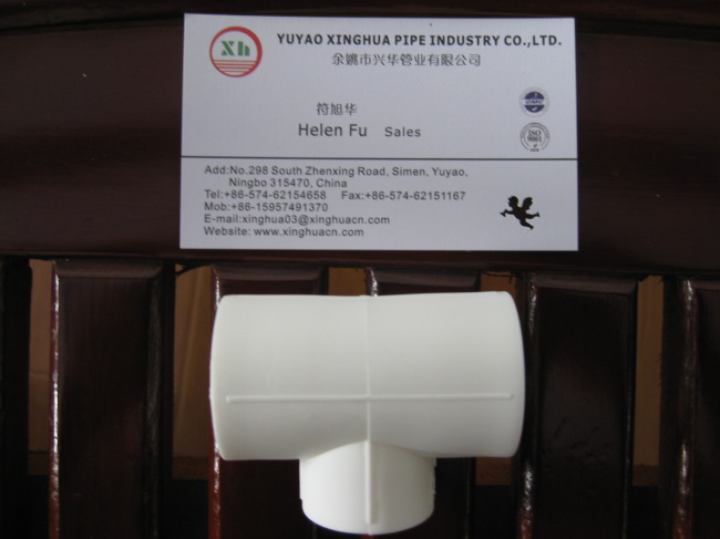 PPR plumbing material PPR Equal Tee from China