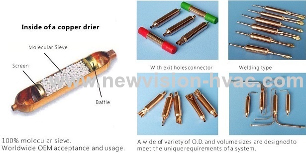 Copper Filter Drier For Refrigeration